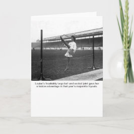 Cartão Absurd High-Kick Louise Stock Photo