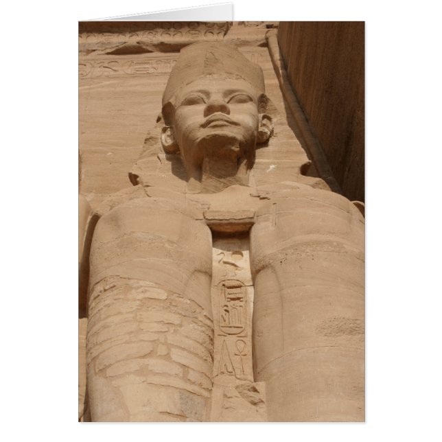 Cartão abu simbel rock (Frente)
