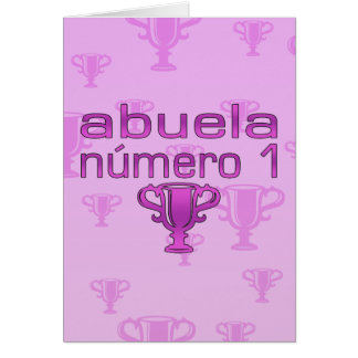 Cartão Abuela Número 1