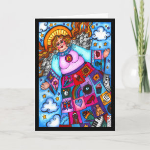 Cartão Abundant Bessings Angel Card