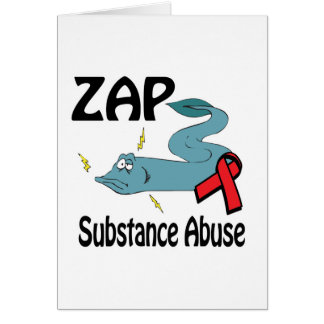 Cartão Abuso de Substâncias da ZAP
