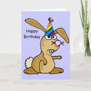 Cartão AC- Funny Rabbit Birthday Card