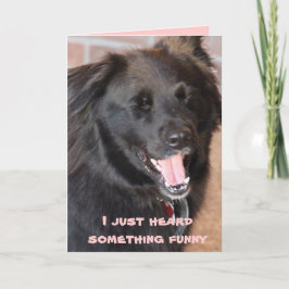Cartão Acabei de ouvir algo engraçado
