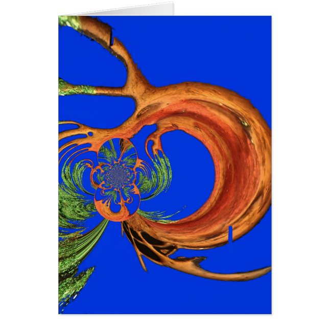 Cartão Acacia Circle Impressão Personalizar Produto (Frente)