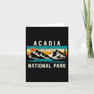 Cartão Acadia National Park Maine Hiking Trip Nature Outd