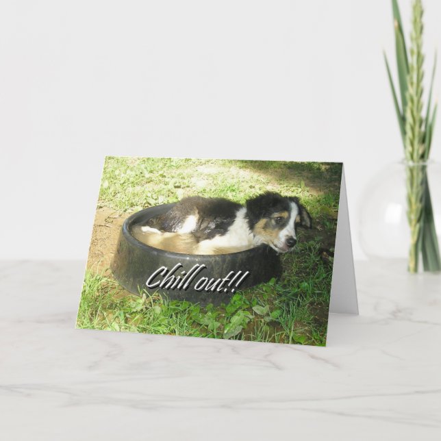 Cartão "Acalme-Se!" (Frente)