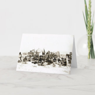 Cartão Acampamento Cowboy