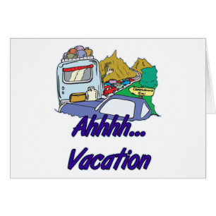 Cartão Acampamento de Férias Ahh