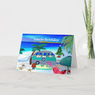 Cartão Acampamento de Natal Férias