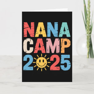 Cartão Acampamento Nana 2025 Férias em Família Acampament