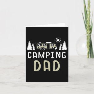 Cartão Acampamento Pai Wanderlust Natureza Camper Stargin