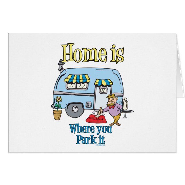 Cartão Acampamento Rv (Frente Horizontal)