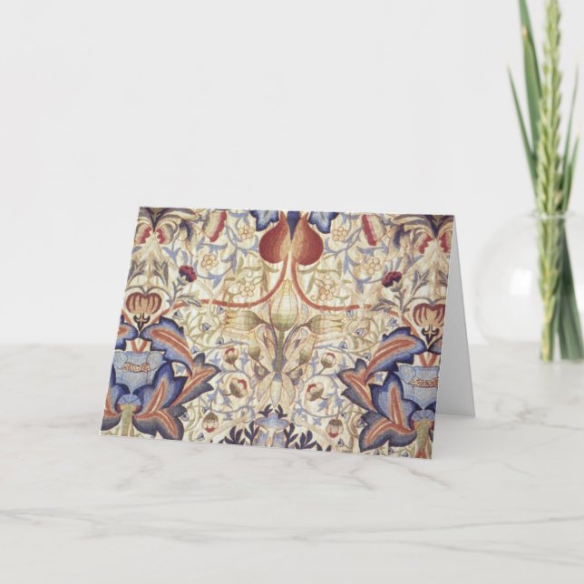 Cartão Acanthus (por William Morris) (Frente)