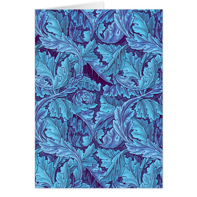 Cartão Acanthus True Blue (Frente)