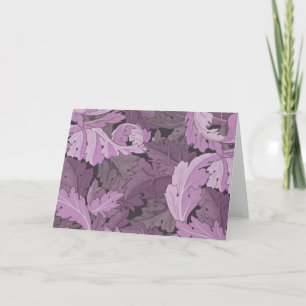 Cartão Acanthus, William Morris Card