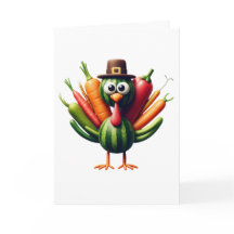 Ação de Graças Turquia Feita de Produtos Hortícola