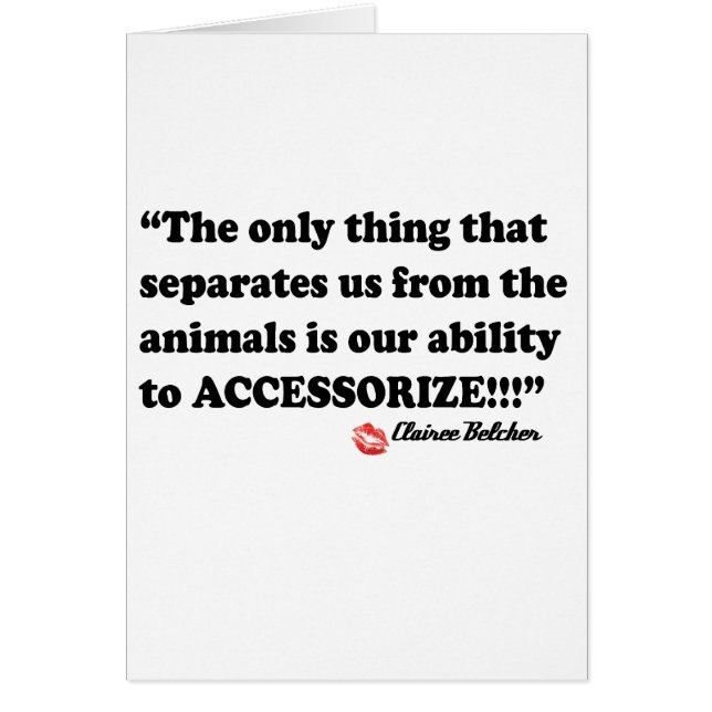 Cartão Accessorize (Frente)