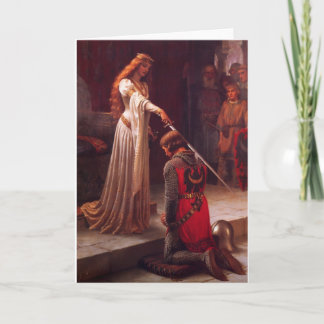 Cartão Accolade - Edmund Blair Leighton (1901)