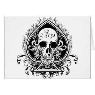 Cartão Ace Skull