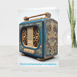 Cartão Aceite sua individualidade