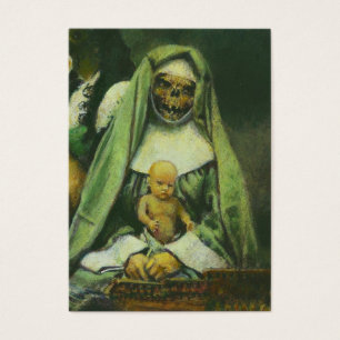 Cartão ACEO Zombie Witch