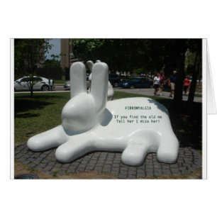 Cartão Achado velho mim