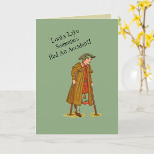 CARTÃO ACIDENTE HUMOR/"PARECE QUE ALGUÉM TEVE ACIDENTE