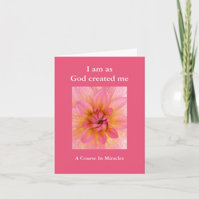 Cartão ACIM birthday card - A Course In Miracles (Frente)