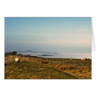 Cartão Acima das nuvens