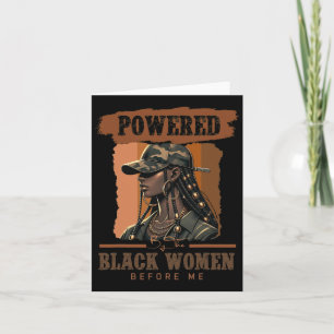 Cartão Acionada Pelas Mulheres Negras Antes De Mim Histór