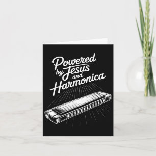 Cartão Acionado Por Jesus E Música Cristã Harmonica