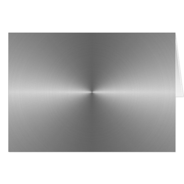 Cartão aço circular largo (Frente Horizontal)