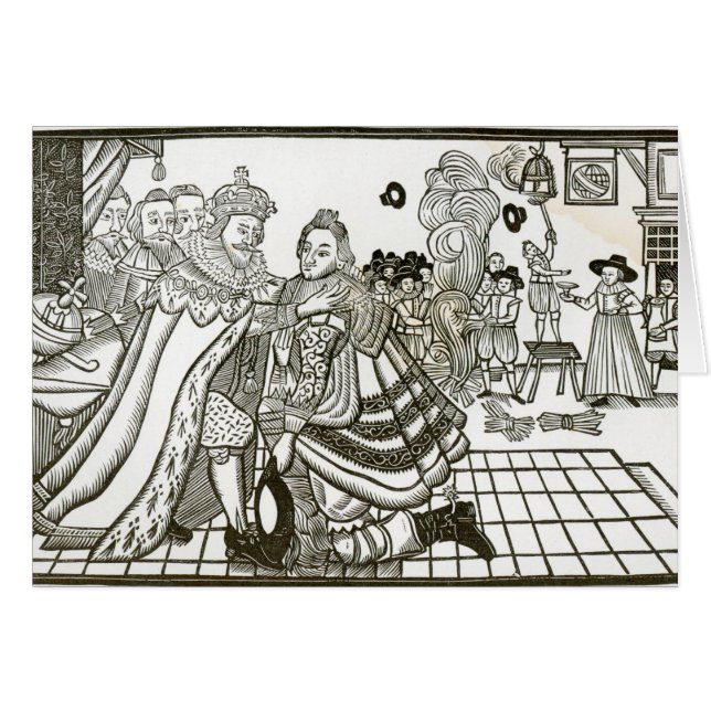 Cartão Acolhimento Casa do príncipe Charles da espanha, (Frente Horizontal)