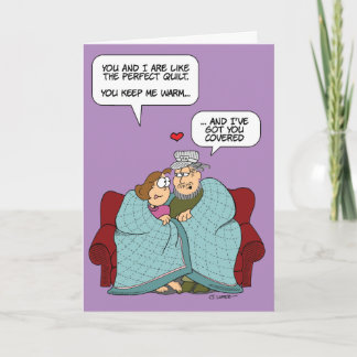 Cartão Aconchegue-se Debaixo de uma Colcha - By the Yard®