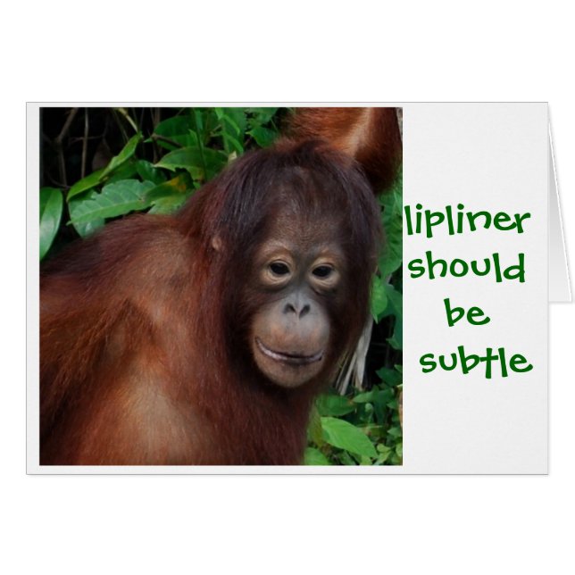 Cartão Aconselhamento de Beleza da Menina da Selva (Frente Horizontal)