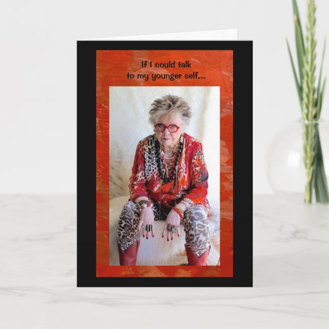 Cartão Aconselhamento para o meu Próprio Jovem (Frente)