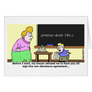 Cartão Acordo da Não-Divulgação