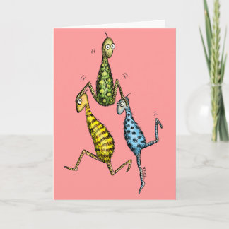 Cartão Acrobatic Whats-Its