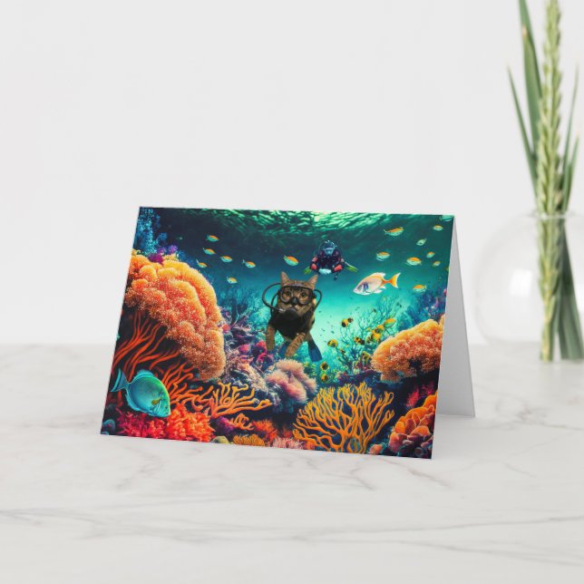 Cartão Action Cats! Card (Frente)