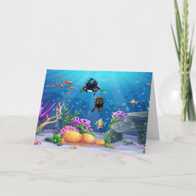 Cartão Action Cats! Card (Frente)