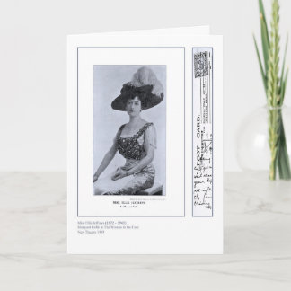 Cartão Actress Ellis Jeffreys Greeting Card