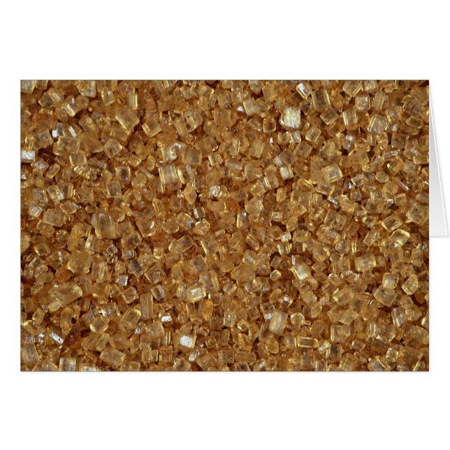 Cartão Açúcar demerara (Frente Horizontal)