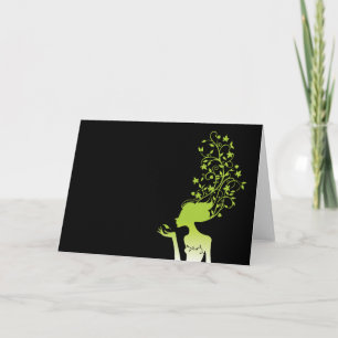 Cartão açúcar verde