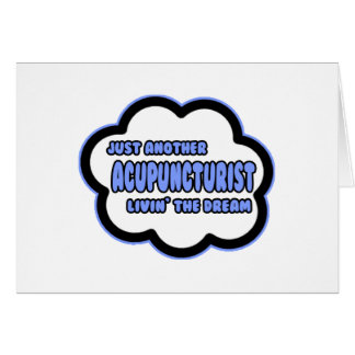 Cartão Acupunista... Vivendo O Sonho