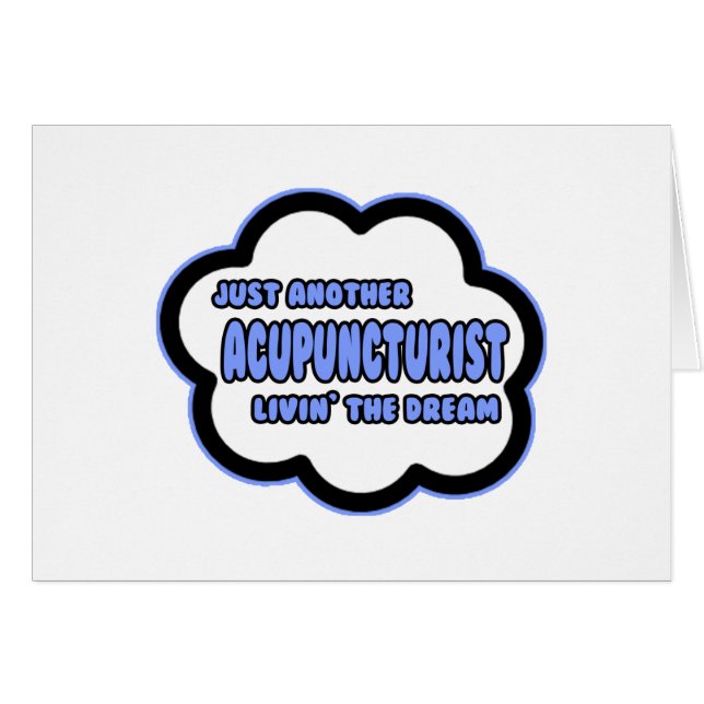 Cartão Acupunista... Vivendo O Sonho (Frente Horizontal)