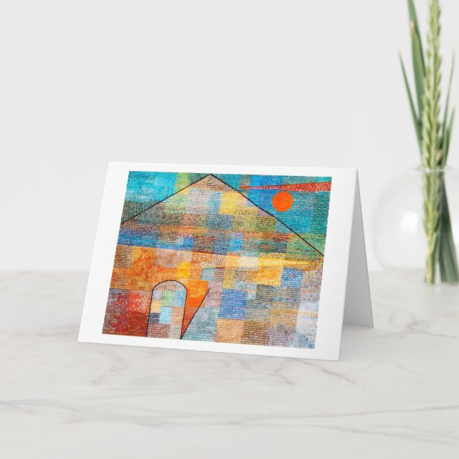 Cartão Ad Parnassum, Paul Klee (Frente)