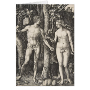 Cartão Adam e véspera, 1504