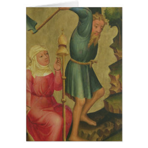 Cartão Adam e véspera no trabalho