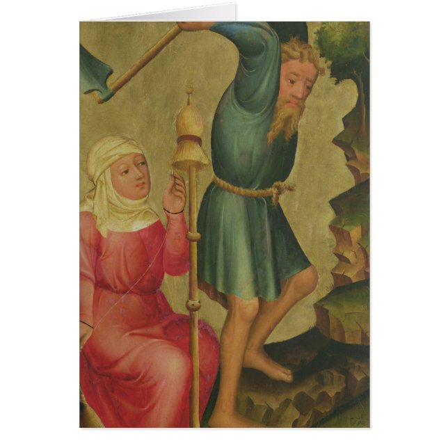 Cartão Adam e véspera no trabalho (Frente)