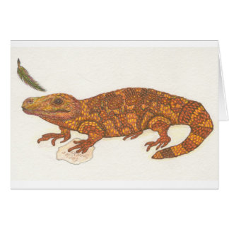 Cartão Addison o lagarto